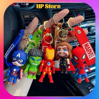 Móc khóa biệt đội Avengers siêu anh hùng Marvel móc treo chìa khoá xe máy ô tô siêu đẹp