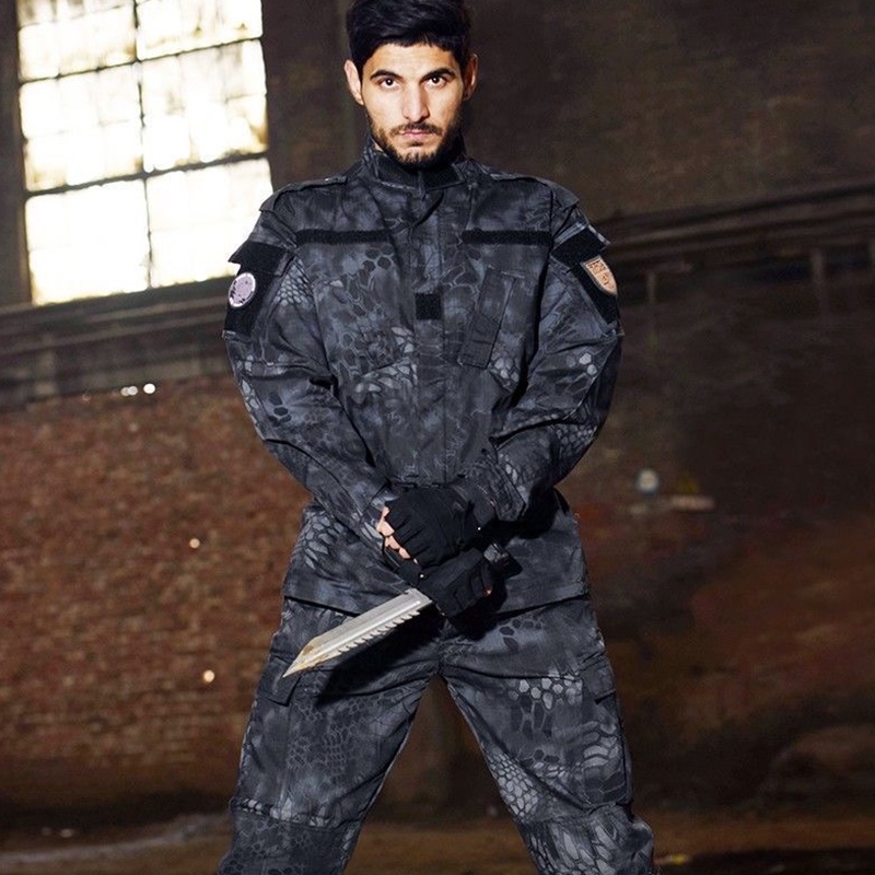 War Bộ Đồ Đồng Phục Leo Núi Họa Tiết Rằn Ri Cho Nam