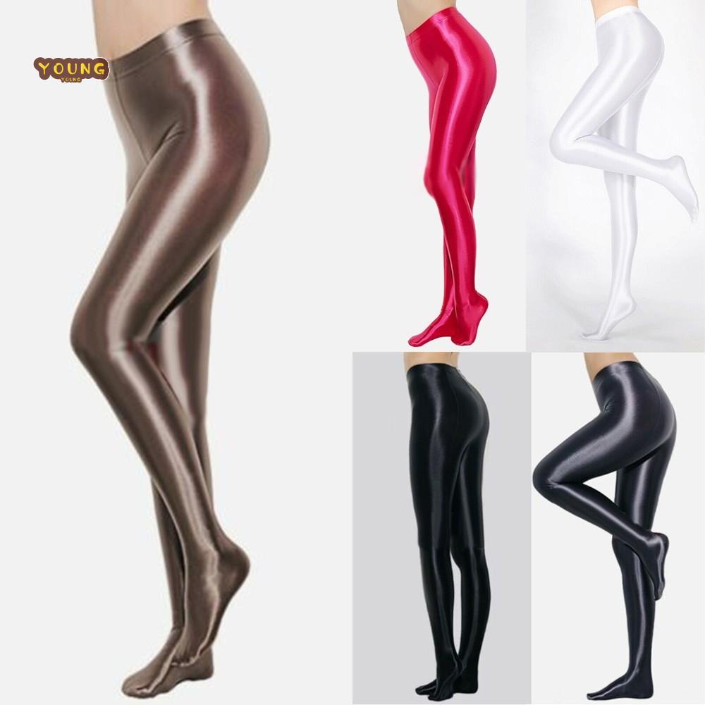 Vớ Nam satin Bóng Lấp Lánh Hở Đáy Quyến Rũ