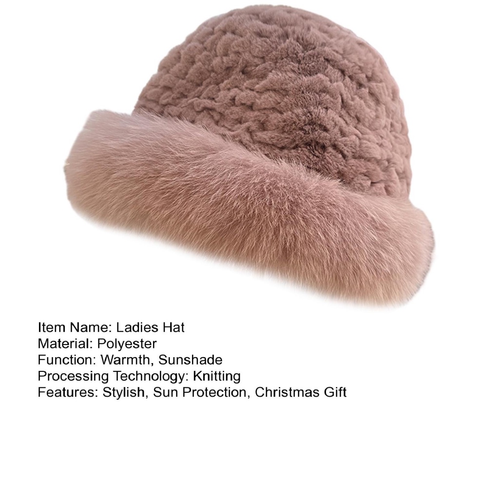 Mũ Ngư Dân Chống Nắng Mùa Đông Bảo Vệ Hoàn Hảo Lông Giả Sành Điệu Cho Nữ