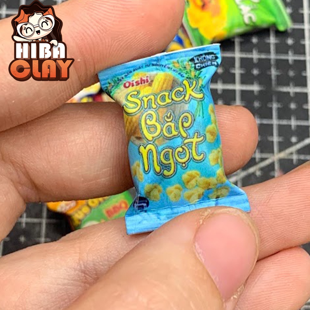 Snack 05 Minifood trang trí mô hình, đồ ăn mini mô hình cho búp bê