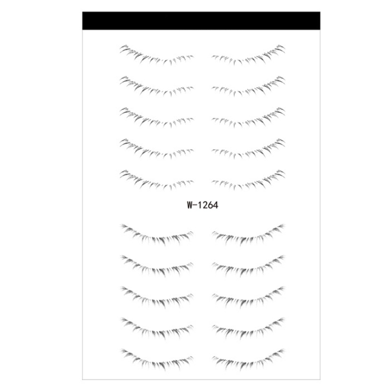 Miếng Dán Hình Xăm Tạm Thời Cho Lông Mi Giả