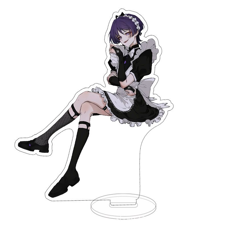 Mô hình Standee Creative Maid Anime Figure Genshin Impact Venti Xiao Scaramouche Cyno Diluc Dainsleif Phụ kiện trang trí