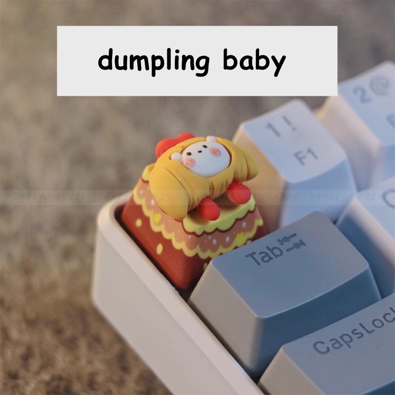 Keycaps Resin Cá Tính Dễ Thương Phim Hoạt Hình Handmade Bàn Phím Cơ Keycap