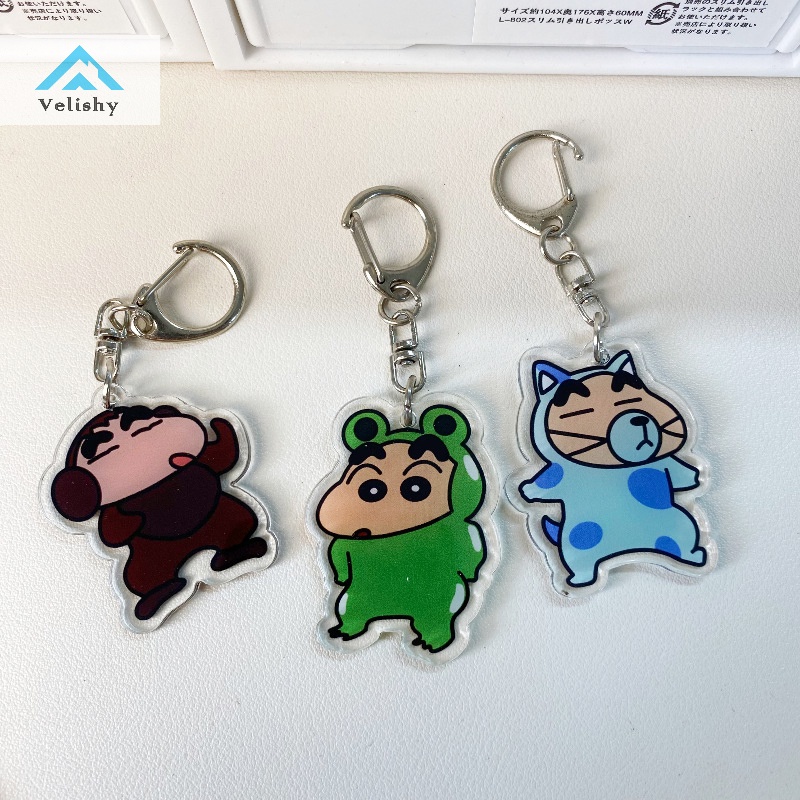 Velishy Mô Hình Búp Bê shin-chan Hoạt Hình Bằng acrylic