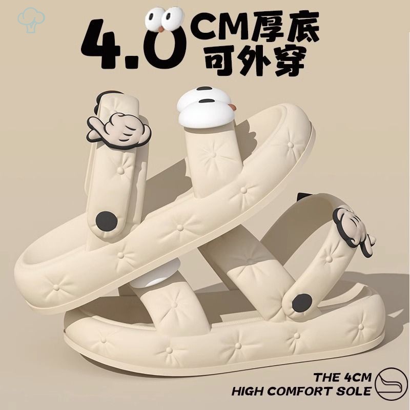 Dép Nữ Cute Dép Sandal Đế Dày Chống Trượt Thời Trang Mùa Hè