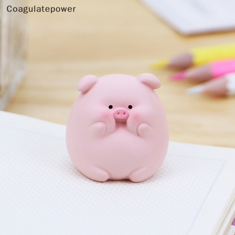 Mô Hình Chú Heo mini Dễ Thương Dùng Trang Trí Xe Hơi / Văn Phòng / Làm Quà Tặng Sinh Nhật