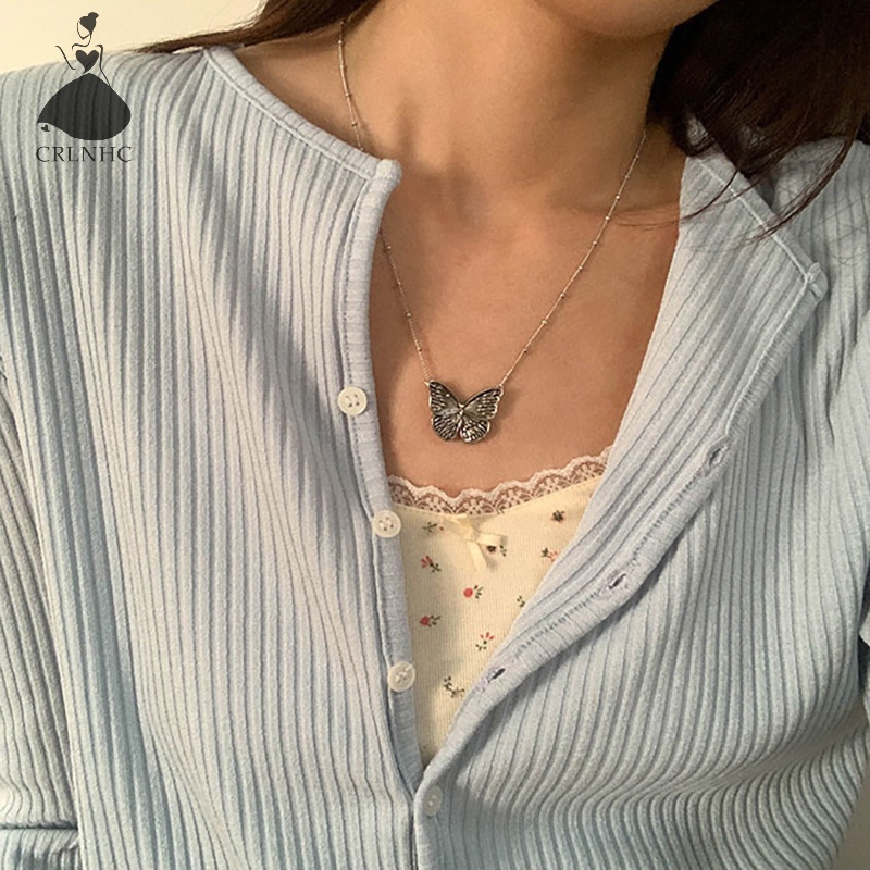 CRLNHC Áo Hai Dây Phối Ren Hoa Ngọt Ngào Thời Trang Mùa Hè Cho Nữ