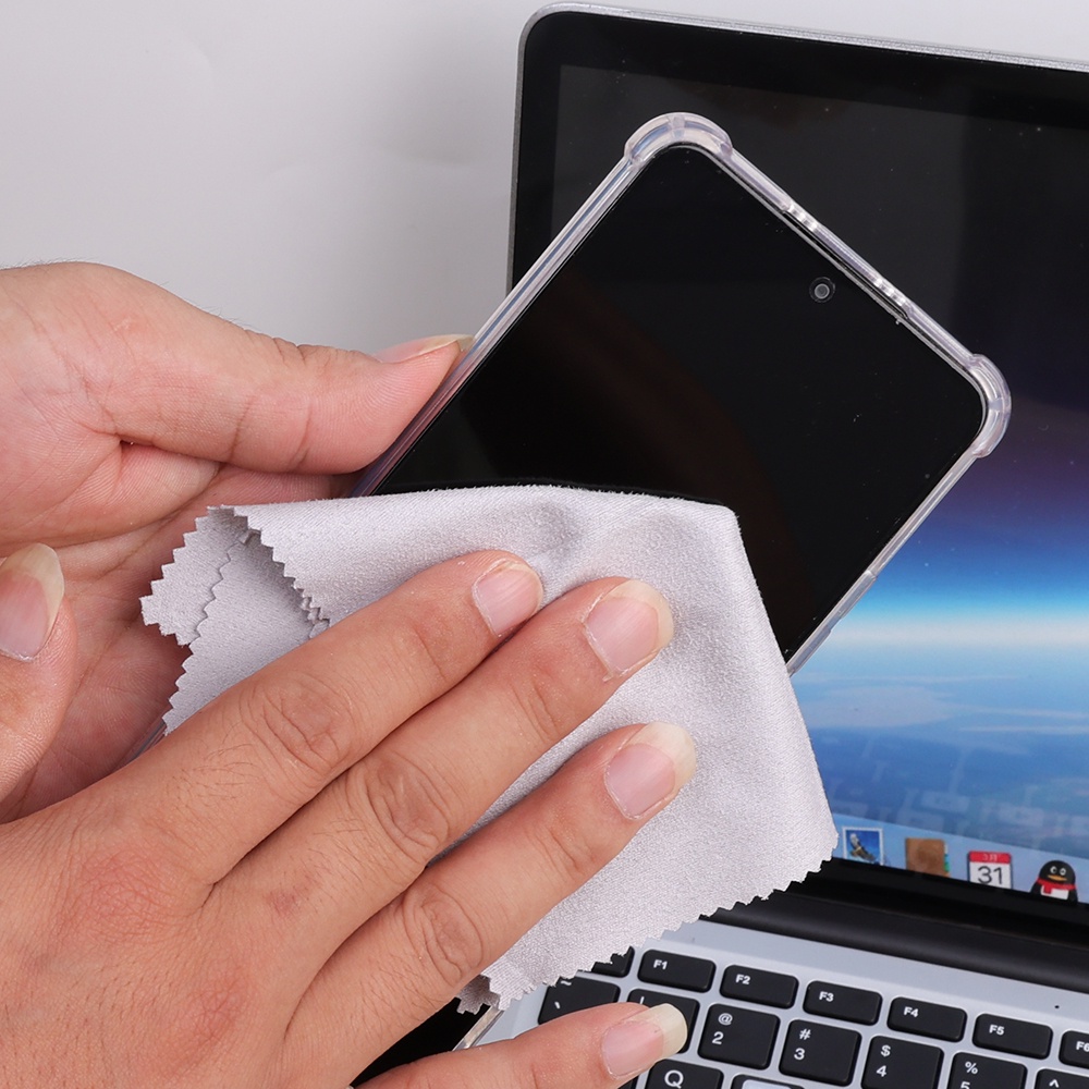 Bộ 10 Khăn Lau Kính / Màn Hình Điện Thoại / camera Hai Mặt Chống Bụi Bẩn / Sương Mù Siêu Bền