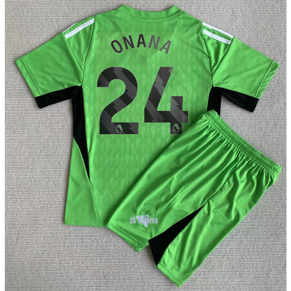 2023 / 24 man / utd Thủ Môn Trẻ Em & Người Lớn jersey Conana