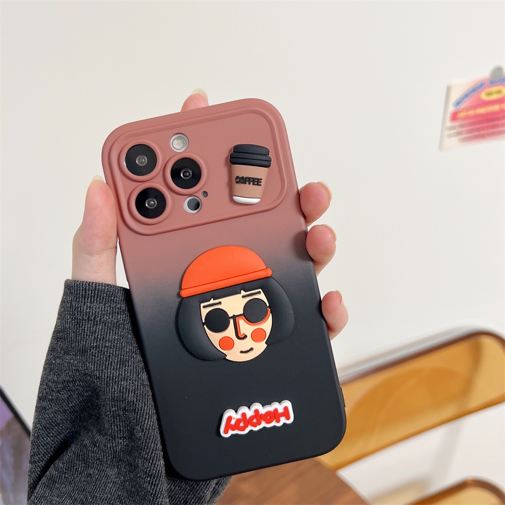 Ốp Điện Thoại Họa Tiết Cô Cậu Bé Đeo Kính Râm Cho xiaomi 13 10 10s 11 pro lite 12 12x 12s ultra redmi k30 k40 k50 k60