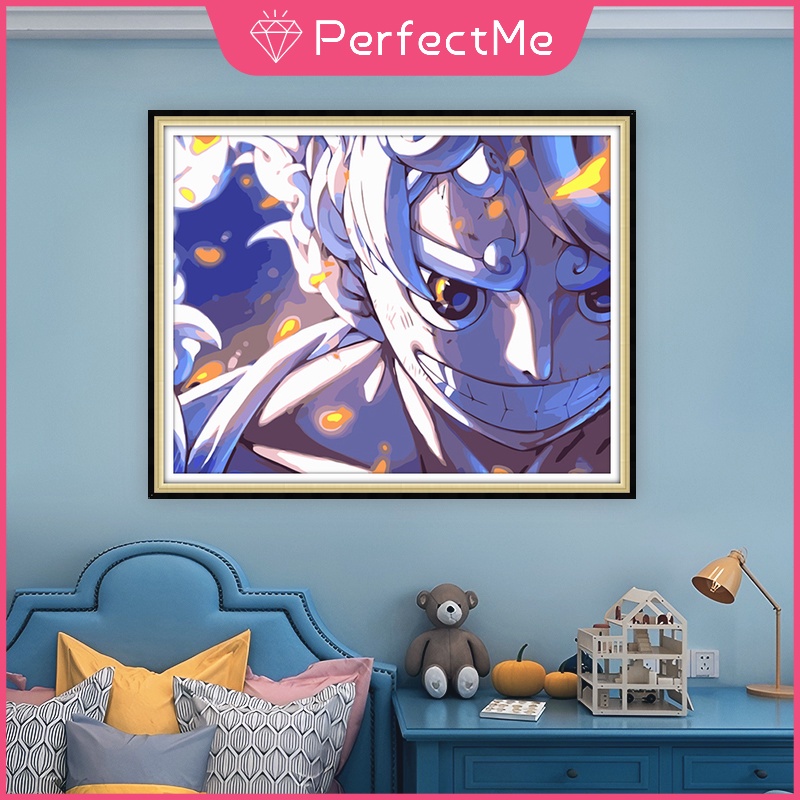 Bộ Tranh Đính Đá 5d Họa Tiết Hoạt Hình one piece Độc Đáo Kích Thước 30x40cm Diy Dùng Trang Trí Nhà Cửa