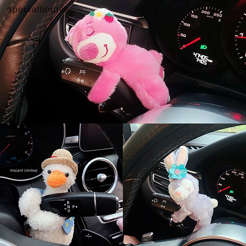 Búp Bê Gấu Dâu Tây Nhồi Bông Đáng Yêu Trang Trí Nội Thất Xe Hơi Mới
