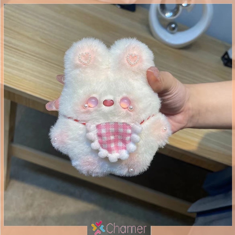 Móc Chìa Khóa Hình Thỏ Bông Dễ Thương diy