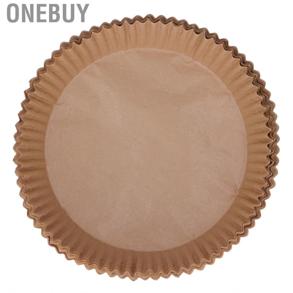 Onebuy 100PCS Disposable Paper Liner Non Stick Silicone Oil Tray Kitchen Fryer