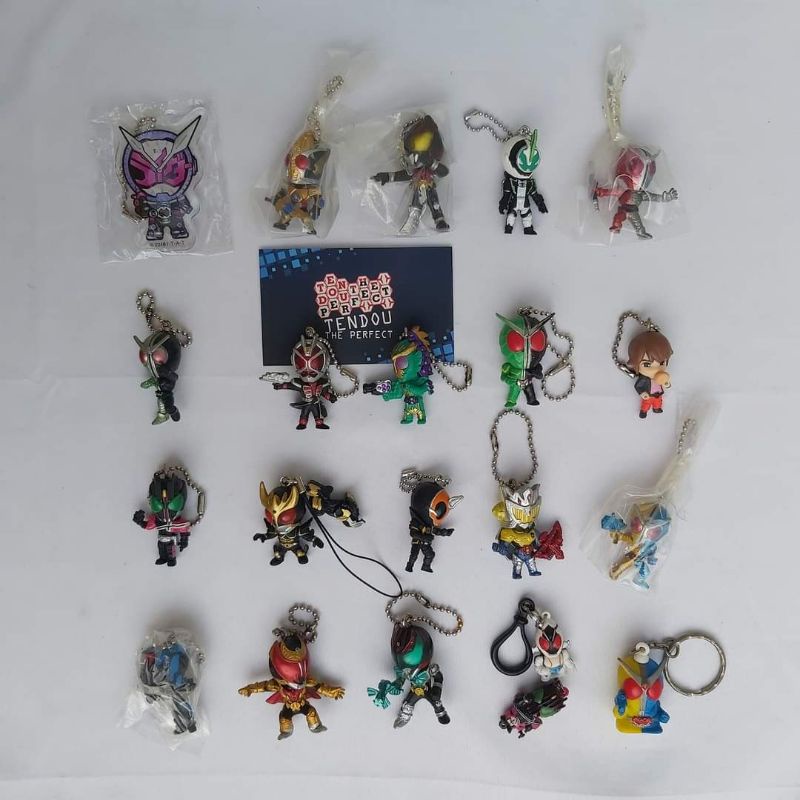 Sale all  Móc Khóa Phụ Kiện Kamen Rider Super Sentai Ultraman tặng kèm xe