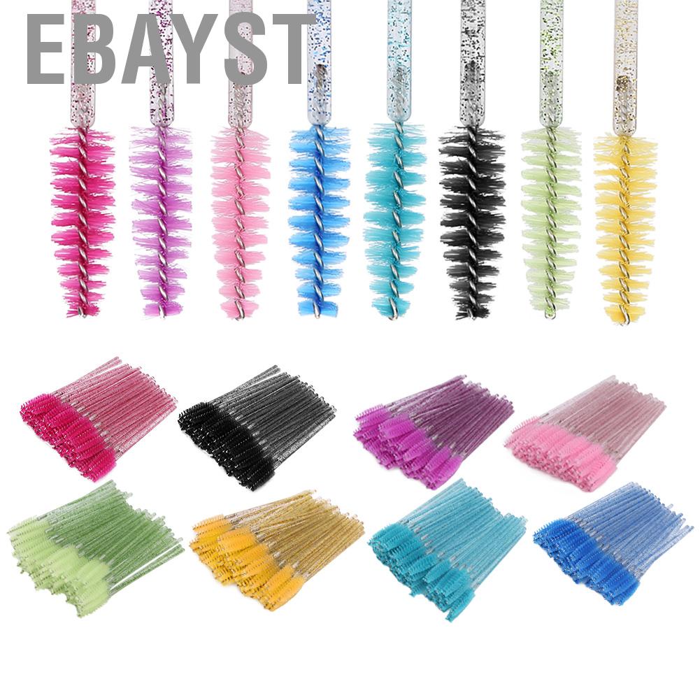 Ebayst Non‑toxic Disposable Eyebrow Brush  Eyelash for Practice Makeup