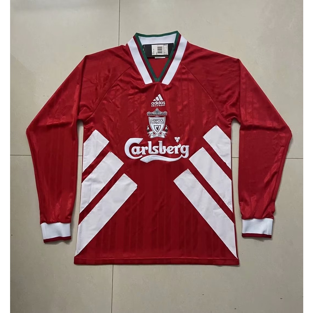 Áo Bóng Đá Dài Tay Phong Cách retro 1993-95 liverpool