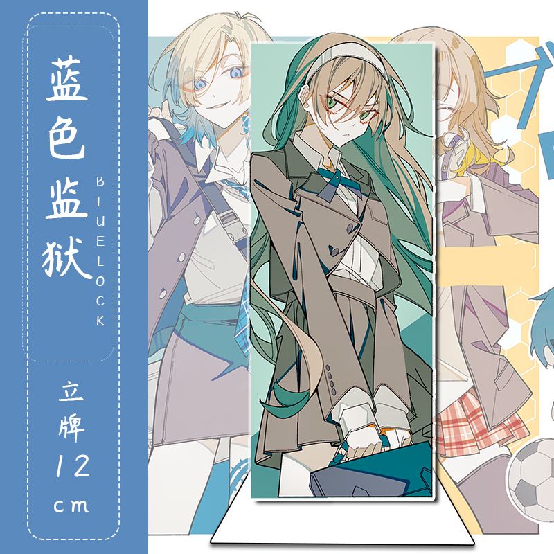 Mô hình Standee Isagi Yoichi Kunigami Rensuke Standing Anime BLUE LOCK Anime Manga Nhật Bản Phụ Kiện Trang Trí để bàn