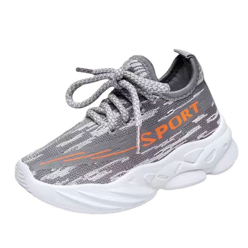 Giày Thể Thao Phối Lưới Thoáng Khí Thời Trang Xuân Thu 2022 Mới Cho Bé