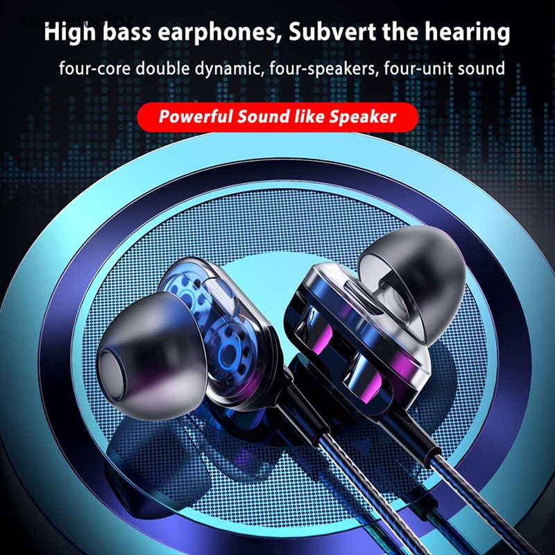 Tai Nghe Nhét Tai Có Dây 6d Jack 3.5mm Chơi Game Kèm mic