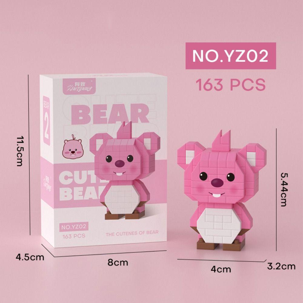 Daron1 Bộ Đồ Chơi Khối Xây Dựng Vòng Lặp Tự Làm Dễ Thương Cho Bé