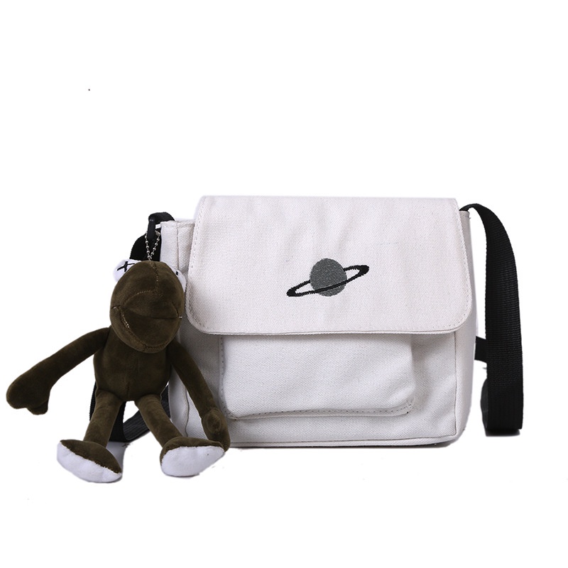 Túi Xách Vải Đeo Chéo Phong Cách Hàn Quốc Dành Cho Nữ