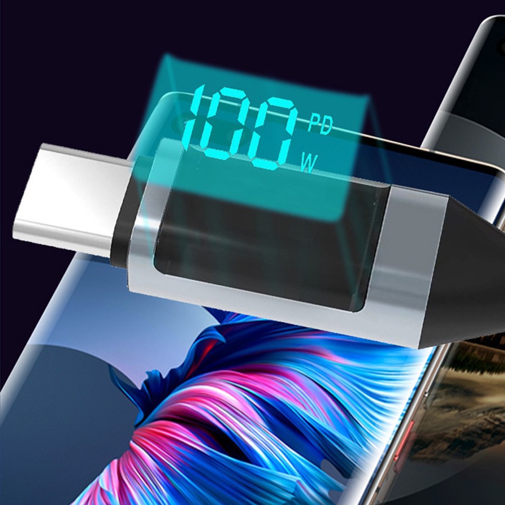 Dây Cáp Sạc Nhanh Vỏ Nhôm 5a pd 100w 0.5 / 1.2 / 1.5m