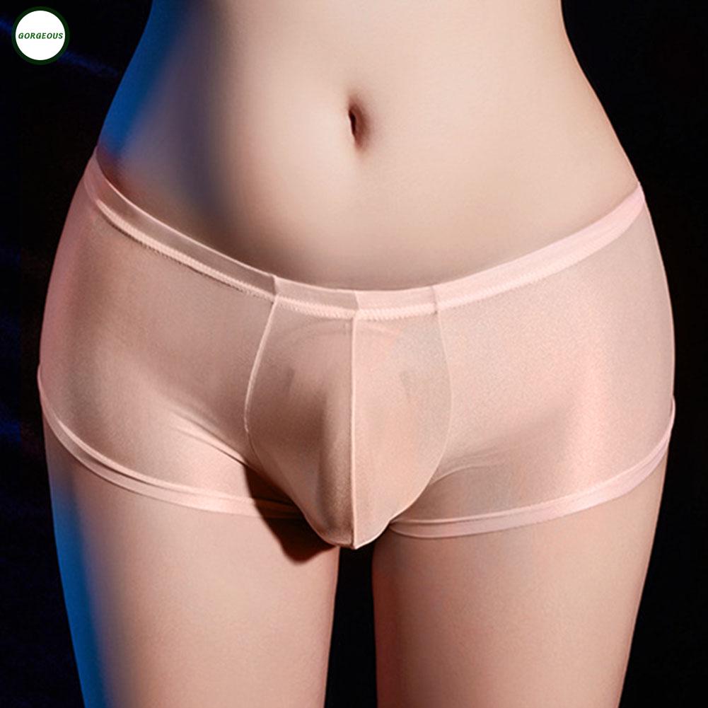 New Coming~Mens Underwears Panties Regular Seamless See Through Solid Color Breathable#Home Essentialses