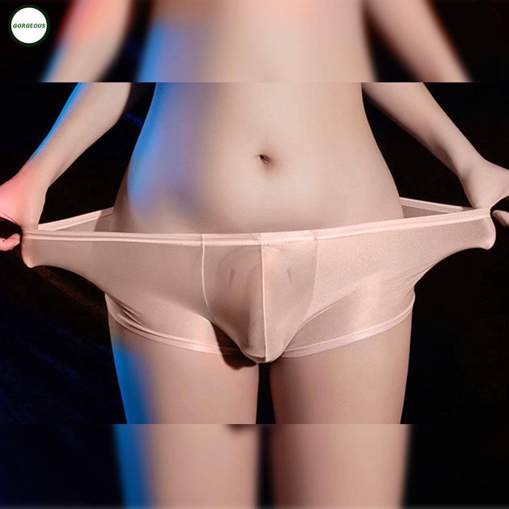 New Coming~Mens Underwears Panties Regular Seamless See Through Solid Color Breathable#Home Essentialses