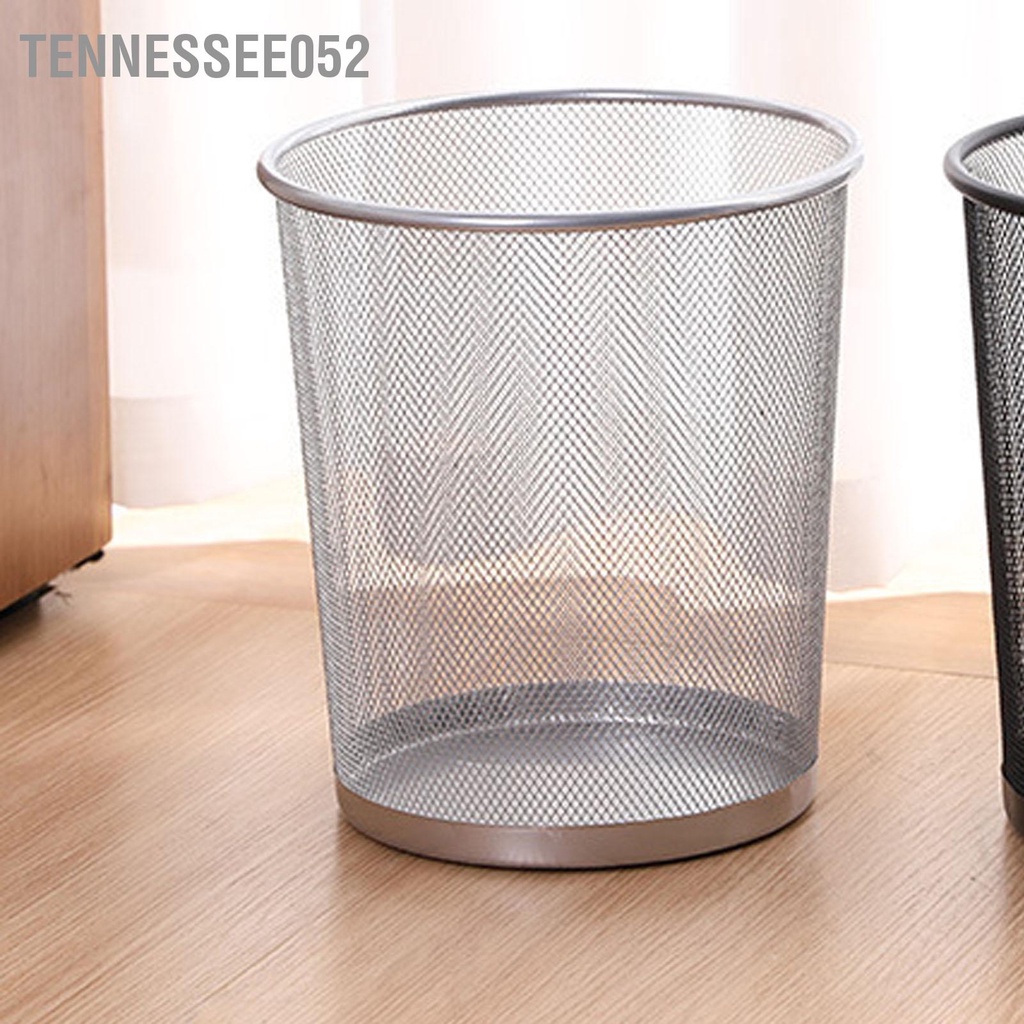 Thùng Rác Văn Phòng Lưới Kim Loại（23*26*18.5cm）Hình tròn