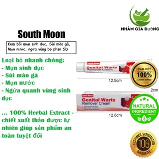 Kem South Moon bôi Ngứa Vùng Kín, Nấm Candida, HPV, Mụn Sinh Dục, Sùi Mào Gà, Hạt Ngọc...[CHE TÊN SP]
