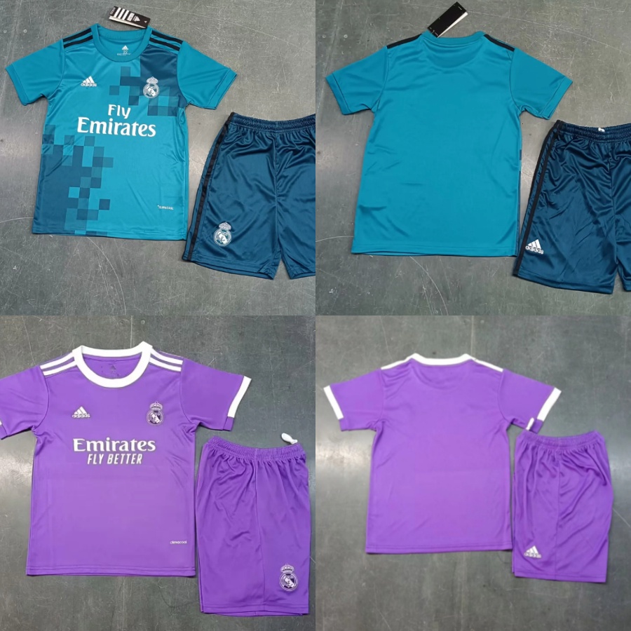Áo Bóng Đá real madrid 2016 / 17 / 18kids kit