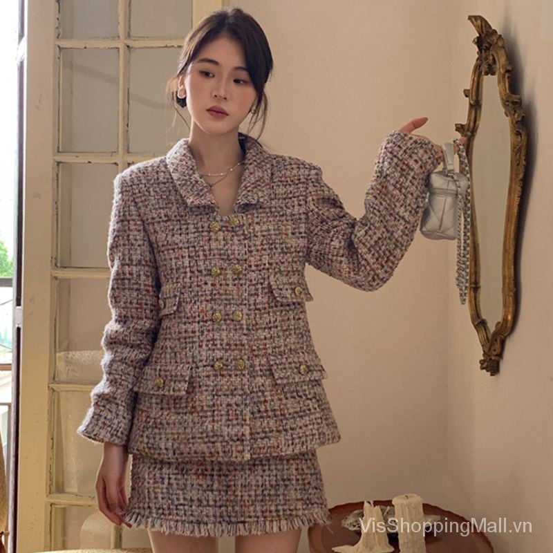 Bộ Sưu Tập Thơ Mộng paris Áo Dài Tay Hai Dây + Quần Dài Thời Trang Cao Cấp