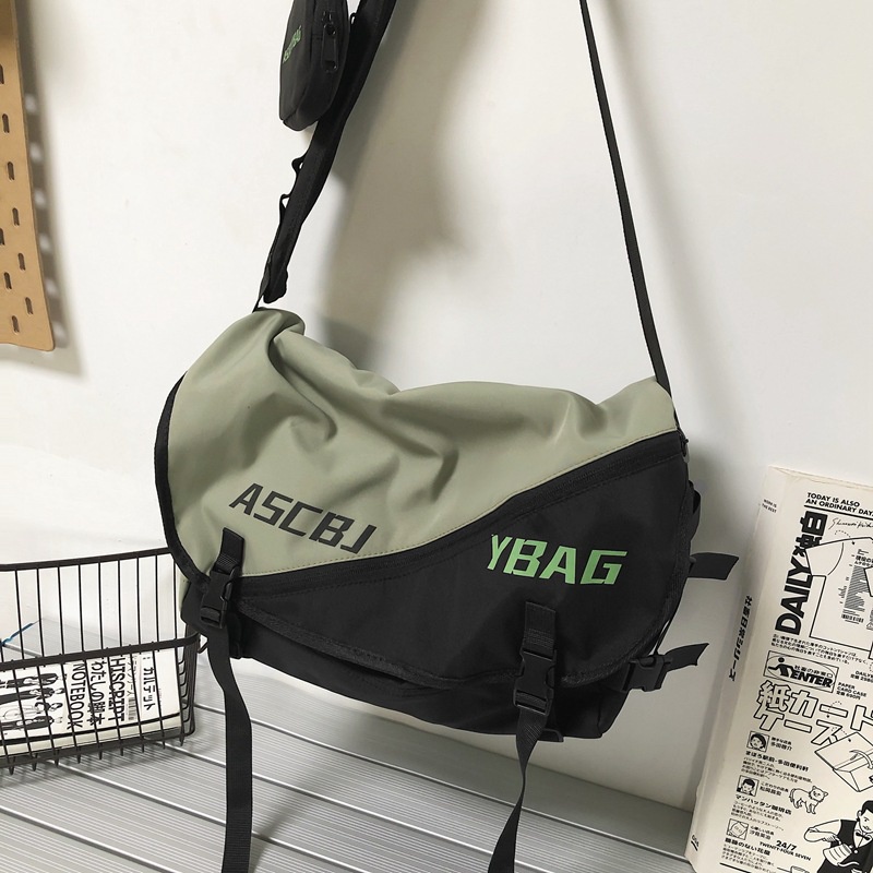 Guangluo Túi Đeo Chéo Một Bên Vai Sức Chứa Lớn Thời Trang Nhật Bản Cho Nam