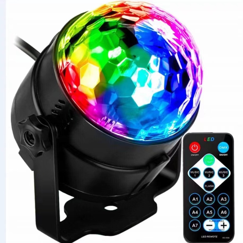 Đèn led Xoay Chiếu Tạo Hiệu Ứng Âm Thanh dj 5v Cho Sân Khấu / Quán bar / Giáng Sinh