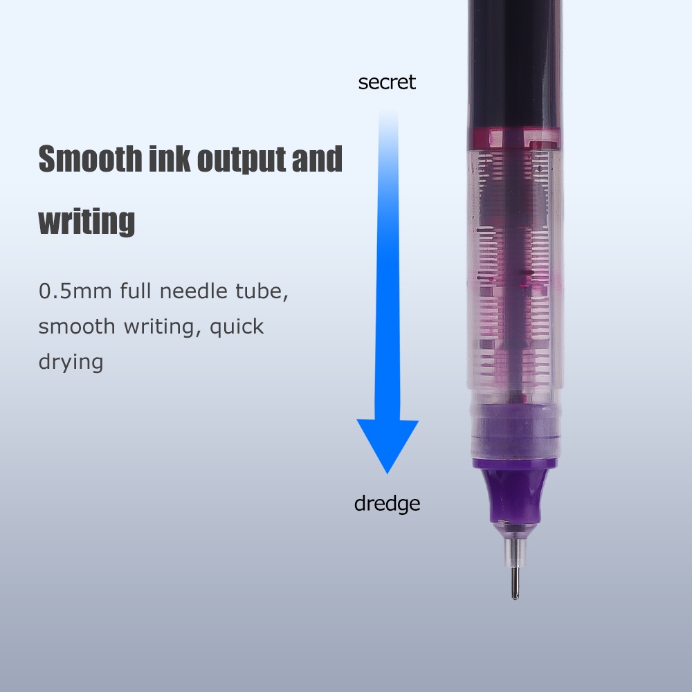 Bút Bi gel Ngòi Bút 0.5mm Khô Nhanh Nhiều Màu Sắc