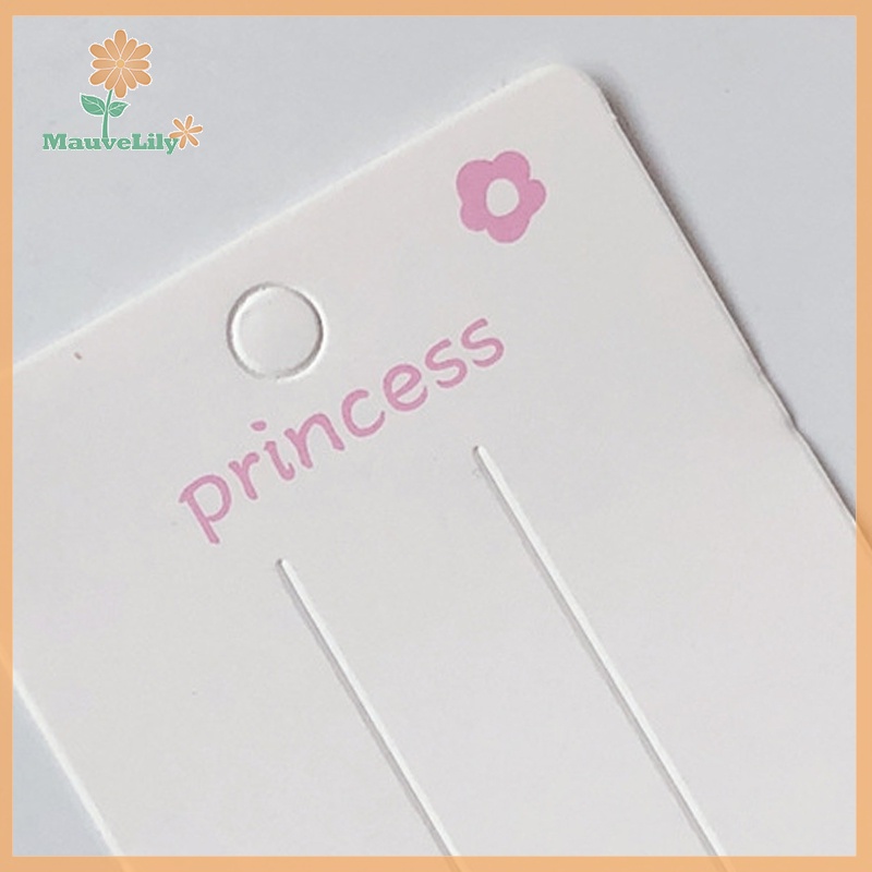 Set 50 Thẻ Giấy Trưng Bày Kẹp Tóc Trang Sức Thời Trang uuu