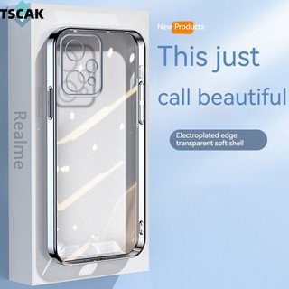 Ốp Điện Thoại Trong Suốt Mạ Điện Đơn Giản Chất Lượng Cao Cho realme gt explorer master edition gt neo q3 pro carnival q5 pro
