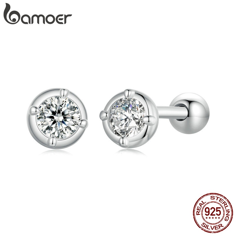 Bamoer Bông Tai Bạc 925 Thời Trang Nữ Tính