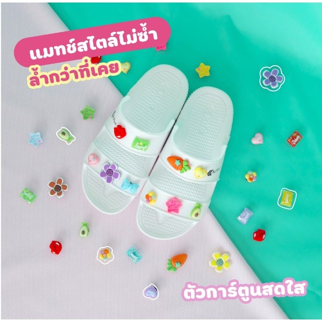 Charm - Jibbitz - sticker gắng dép chính hãng thái lan  -𝐌𝐨𝐨𝐌𝐨𝐨-