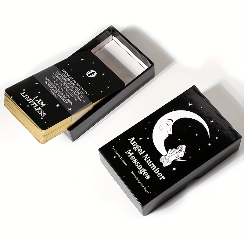 Bộ Thẻ Bài Trò Chơi Ghi Chú Hình Thiên Thần oracle Cạnh Mạ Vàng
