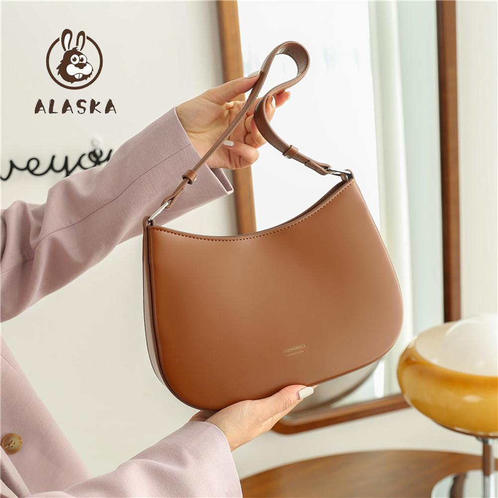 Túi Đeo Chéo Vai Bằng Da pu Màu Trơn Thời Trang Dành Cho Nữ