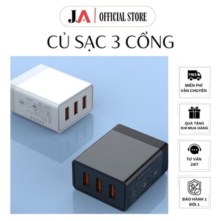 Củ sạc 3 cổng usb đa năng 12w u0192 được chứng nhận an toan j.a official store