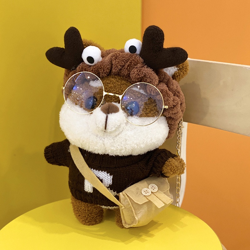 Túi Đeo Chéo Hình Thú Hoạt Hình Nhồi Bông Đáng Yêu