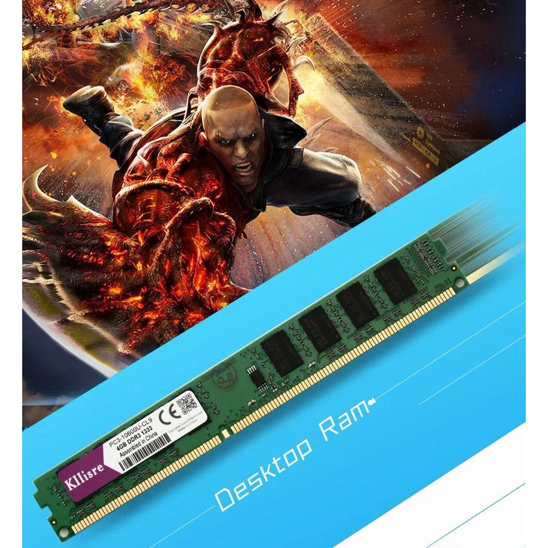 Kllisre DDR3 8GB 4GB 1333Mhz 1600MHz Ram Desktop Memory 240pin 1.5V DIMM