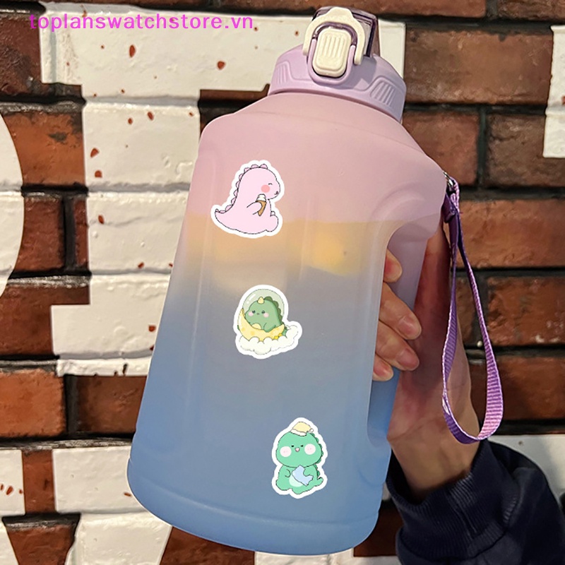 Set 50 sticker Chống Thấm Nước Hình Khủng Long Dễ Thương Dùng Để Trang Trí laptop / Điện Thoại / Ván Trượt vn