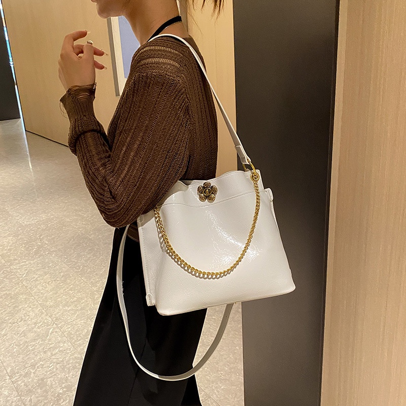 Ielgy Túi Đeo Vai Cỡ Lớn Màu Đen Thời Trang Cho Nữ