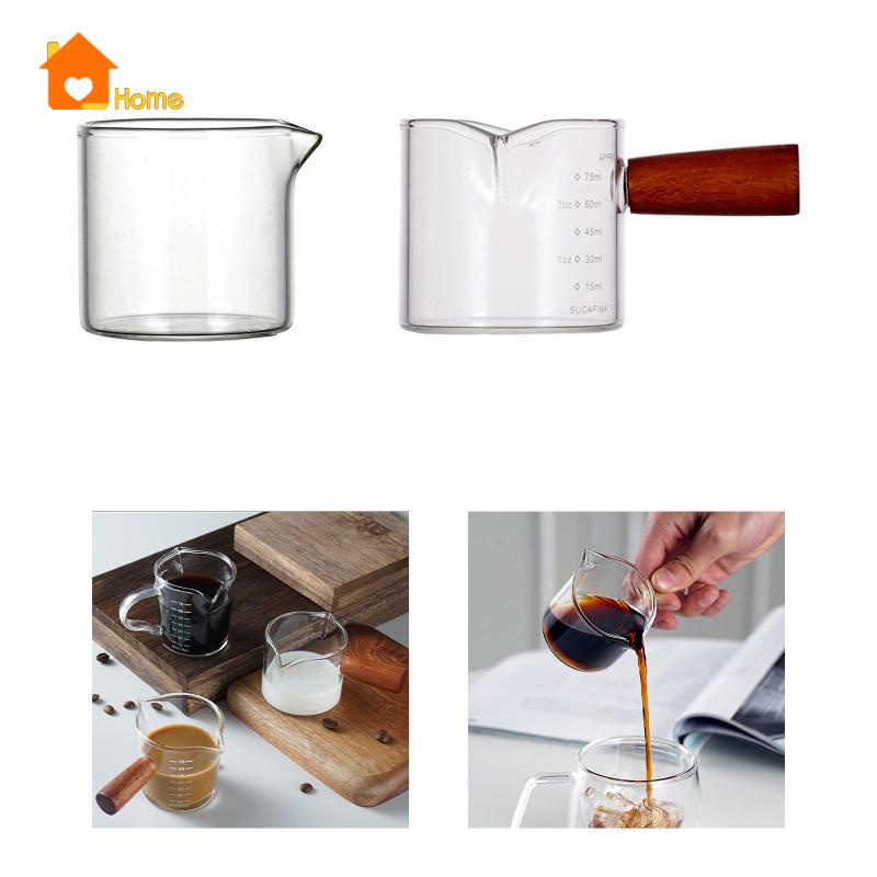 Ly Thủy Tinh mini Đong Cà Phê espresso