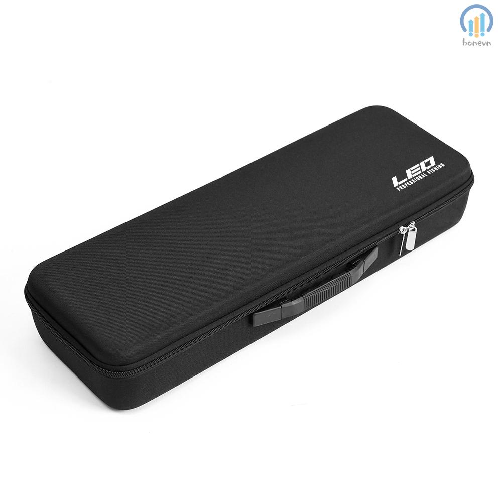 LEO FISHING Pole Pack Portable Fishing Bag Case Shockproof Fishing Rod Reel Carry Bag Case for Tackle Tools Storage and Easy Organization